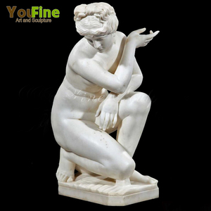 Statue en marbre d'extérieur, Statue de la mythologie lucreety teint - Product Image 5