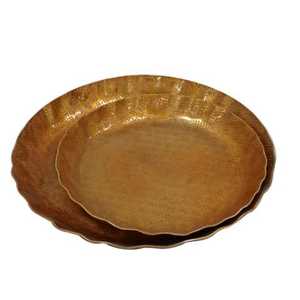 Juego de Bandejas de Hierro con Diseño Desgastado, Bellamente Elaboradas para una Decoración Elegante del Hogar - Product Image 6