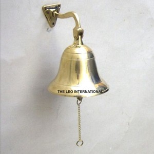 กระดิ่งโลหะทองเหลืองทรงกลมสีทองสำหรับเรือสไตล์แฟนซีงานแฮนด์เมดสุดหรู - Product Image 1