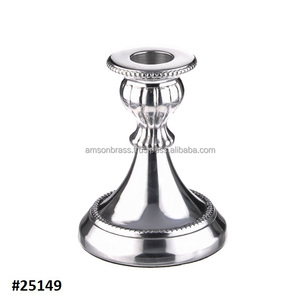 Portavelas de Metal de diseño clásico, soporte de vela, soporte de aluminio de cinco pilares para vela de pilar de diseñador de Iglesia - Product Image 2