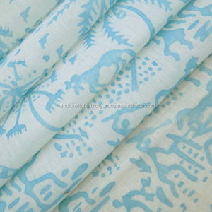 Tela de Muselina con Estampado de Bloques - Product Image 2