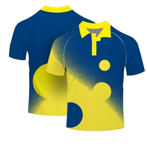Logo personnalisé OEM imprimé Sublimation Golf pour Polo T-Shirt pour Hommes Maillot Respirant Plus Size Options - Product Image 1