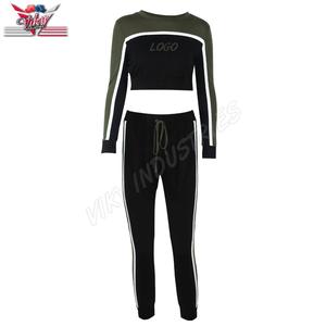2019ขายร้อน2ชิ้นชุดเสื้อกันหนาวผู้หญิงชุดกีฬาแขนยาวสวมใส่สบายๆชุดสูทเหงื่อชุด - Product Image 2