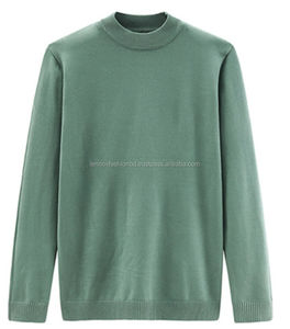 Mujeres nuevo diseñador suéteres personalizados casual cuello alto rayas suéter de lana de invierno suéter hecho en Bangladesh - Product Image 1