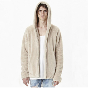 Sudadera con capucha para hombre y mujer, de algodón, personalizada, top corto de gran tamaño con cremallera completa, ropa de calle para niños, Sudadera con capucha heavy azul en blanco - Product Image 5