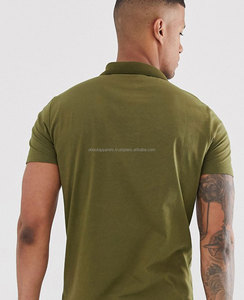 Camiseta Polo Lisa para Hombre al por Mayor, Económica, con Logotipo OEM Personalizado, Transpirable, de Algodón, 2026 - Product Image 4