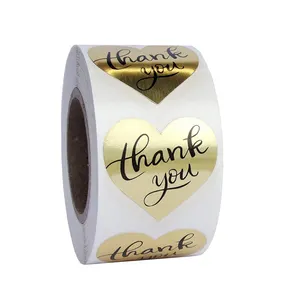 China Top Quality Supplier Thank You Sticker label custom