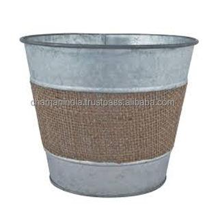 Galvanized <b>Tin</b> Dust Bins - Product Image 1