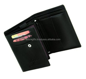 กระเป๋าสตางค์หนังพับสามทบสำหรับผู้ชาย - Product Image 1