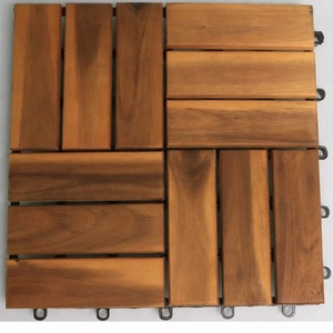 Vietnam DIY madera maciza interlog decking azulejo suelo muebles de jardín muebles de madera decorativos para exteriores - Product Image 2
