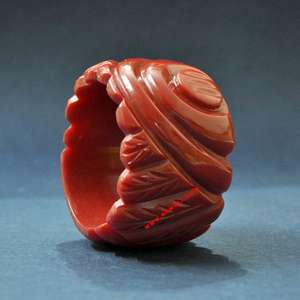 Bracelet ciselure large en couleur unie, bijoux vintage, vente en gros etsy - Product Image 4