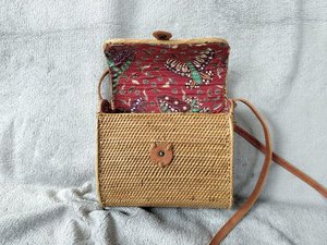 กระเป๋าคลัทช์หวายวินเทจจากเวียดนาม - Product Image 4