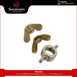<b>M3</b> Metric Brass Wing Nuts Zinc Plated <b>Screw</b> Nut Surface Treatment T Nuts Type Brass Fasteners for Industrial - Product Image 6