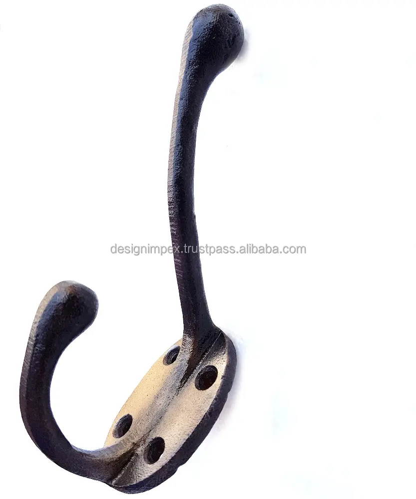 Available Large Quantity In Stock Cast Iron Wall Hook High Useful Very Good quality Cloth Safe Holder Metal Multifunctional Hook