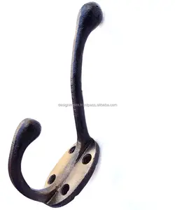 Available Large Quantity In Stock Cast Iron Wall Hook High Useful Very Good quality Cloth Safe Holder Metal Multifunctional Hook