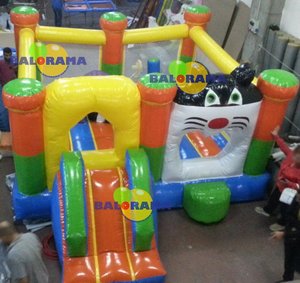 Balorama Combo gonflable pour chat 4.5x5.5x3m PVC Fun Park Center Bouncer - Product Image 3