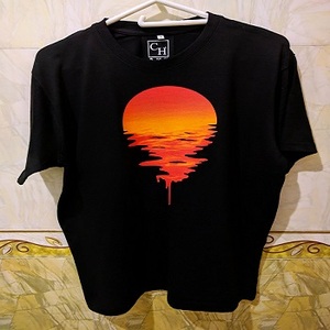 เสื้อยืดผ้าฝ้ายสำหรับผู้ชายพิมพ์ลายโลโก้แบบกำหนดเอง - Product Image 6