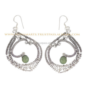 Offre Spéciale éminent véritable améthyste pierre précieuse boucle d'oreille à la main 925 bijoux en argent Sterling boucles d'oreilles pour cadeau - Product Image 2
