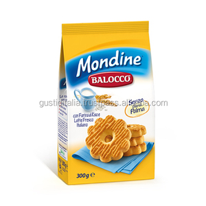 Balocco Shortbread in Sachet Family <b>Pack</b> Variety Flavours Chocolate Honey Cream Coffee Sweet with Egg Flavor Semi-Soft Texture - Product Image 1