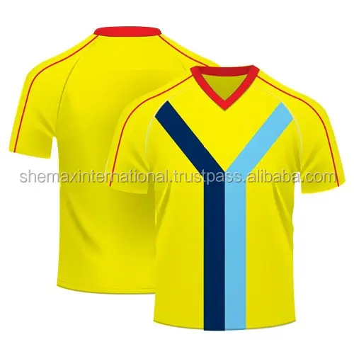 Shemax 2024 OEM nouvelle mode fabriqué au Pakistan Top qualité vente chaude personnalisé en gros maillots de football sublimés