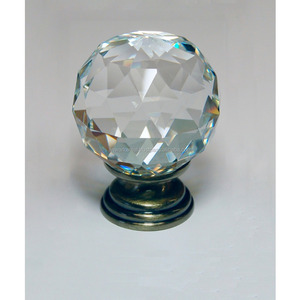 Boutons de fantaisie en verre de porte antique de conception unique personnalisée en gros - Product Image 1