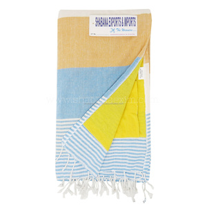 Handwoven <b>Terry</b> Fouta Hand <b>Towel</b> Custom Made Cotton Quick Dry Golf Turkish Beach Bath <b>Towels</b> Wholesale - Product Image 1