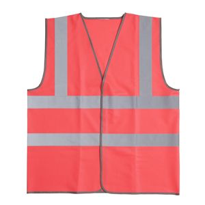 Hi VIS เสื้อกั๊กนิรภัยสำหรับเด็ก, เสื้อกั๊กป้องกันไฟฟ้าสถิตย์ระบายอากาศได้กันน้ำเก็บความร้อนทำจากโพลีเอสเตอร์ Workwear-EN471ฤดูร้อน - Product Image 1