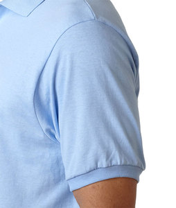 Logotipo bordado de hombre de alta calidad de algodón 100% para polos, uniforme de negocios de manga corta, camisetas de Golf transpirables de talla grande - Product Image 2