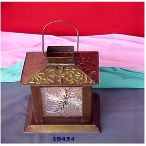Premium Design Top Quality Metal Tea Light Copper Iron Lantern - Product Image 2