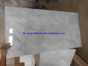 กระเบื้องหินอ่อนสีขาว ziarat หินธรรมชาติขัด400x400มม. และ150x150มม. กระเบื้องปูพื้นและผนัง100% ขัดเงา - Product Image 5