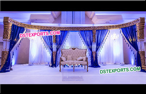 Indian Wedding Reception Wedding <b>Stage</b> Fiber Paisley <b>Props</b> Wedding <b>Stages</b> Manufacturer - Product Image 2