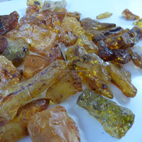 Ambre naturel brut, pierre précieuse non taillée, multicolore orange, jaune, rouge, certifié par un tiers, pour la fabrication de bijoux, taille et forme personnalisables