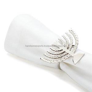 <b>Silver</b> <b>Napkin</b> Ring Wedding Hotel Villa Luxury Valentine Made India Wholesale Commercial Buyers Customized According Customer - Product Image 1