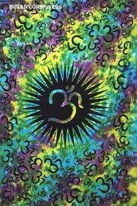 ผ้าฝ้ายโบฮีเมียนตกแต่งผนังที่สวยงามพิมพ์ลายดอกไม้แมนดาลาพรมคู่ทำด้วยมือของตกแต่งบ้านสไตล์ฮิปปี้ชนเผ่าอินเดีย - Product Image 4