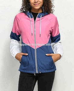 New Oversized Long Lightweight Custom Cheap Long Sleeve Nylon Anorak Windbreakers Jackets Coat - Product Image 2