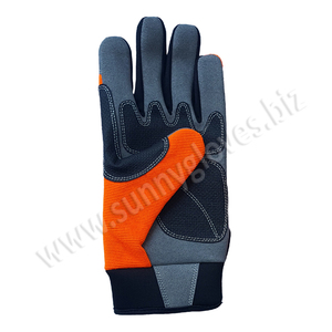 Guantes de trabajo mecánicos de cuero sintético - Product Image 3