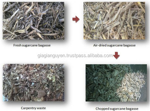 FIBRE DE BAGASSE DE CANNE À SUCRE RECYCLÉE pour BIOCARBURANT/ CANNE À SUCRE SÉCHÉE/ DÉCHETS AGRICOLES - Product Image 4