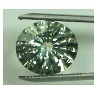 Oeil de splendeur fantaisie coupe concave améthyste verte pierres précieuses coupe lâche - Product Image 1