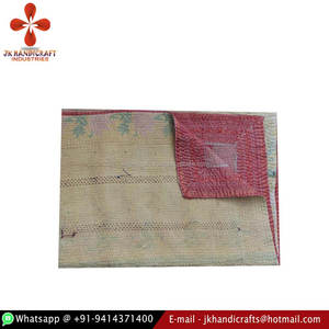 Auténtico fabricante al por mayor indio Vintage Kantha tela - Product Image 4