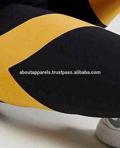 Collants et leggings respirants en nylon et polyester pour femmes, taille haute, en maille, moulants de yoga et de sport extensibles, personnalisés - Product Image 3