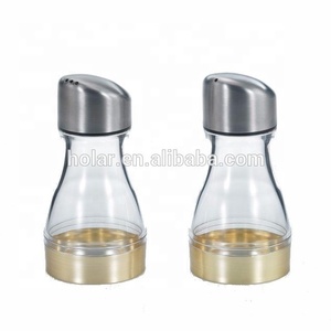 Service de Cruet de vinaigre pour sel et poivre, huile de couleur or à fabriqué à taïwan, livraison gratuite - Product Image 3