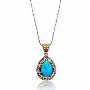 Colgante de plata auténtica para mujer, productos de moda 2018, en turco, joyería de plata de ley al por mayor - Product Image 1