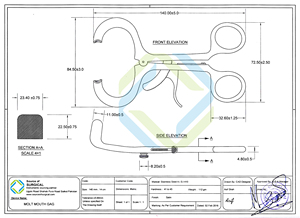Instrumento manual de mordaza de acero inoxidable para ortodoncia para procedimientos quirúrgicos de boca Molt Base de alta calidad - Product Image 4