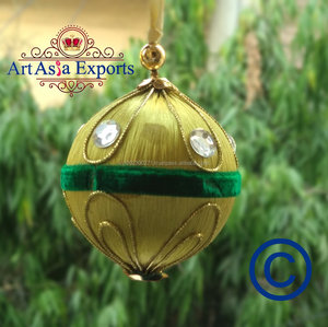 Boules suspendues colorées Décorations d'ornement de Noël Accent de vacances festif - Product Image 3