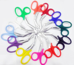 Ciseaux de traumatologie médicaux de haute qualité ciseaux dentaires utilitaires cisailles à pansement cisailles utilitaires manuelles en plastique et en métal - Product Image 5