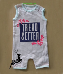organic bamboo waffle New Born Baby Clothing Baby Toddler Clothing Organic Cotton eco dyed Baby Romper European quality rompers - Product Image 1