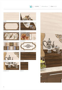 Azulejo de Pared de Cerámica de Mármol Blanco de 300x600 mm, Estilo Rústico Clásico, Función de Ladrillo Refractario, Compatible con Azulejos de Piso de 30x30 cm para Uso Interior - Product Image 3