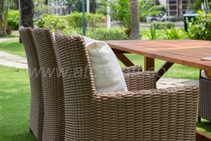 Conjunto de comedor de lujo, muebles de mimbre, RADS-022 estilo 2 - Product Image 5
