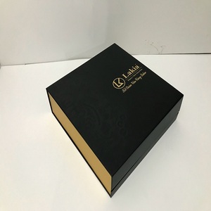 2019 Año Nuevo de lujo UV en relieve caja de pastel bolsa de papel impreso personalizado acabado mate Mooncakes comida uso Industrial laminación mate - Product Image 4