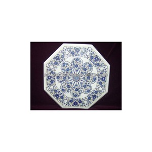 Lapislázuli con incrustación de mármol, encimera antigua - Product Image 1